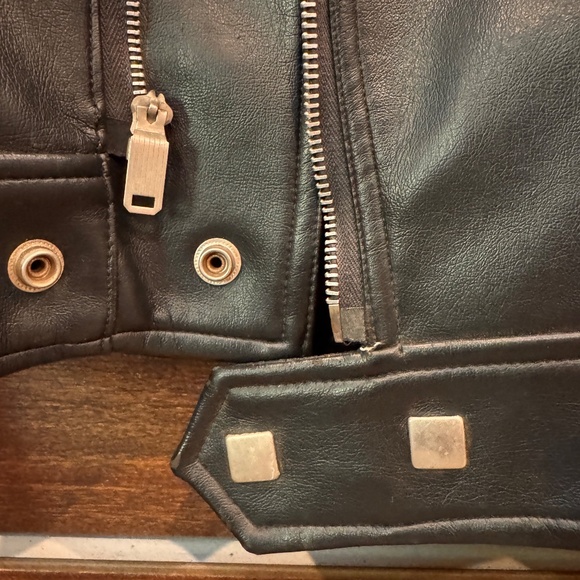 Vintage Lord James (made in Japan) Faux Leather Jacket Size M women's - Picture 10 of 12